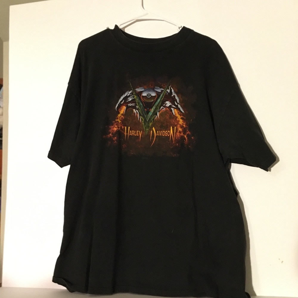 Vintage Harley Davidson Graphic 3D T-shirt